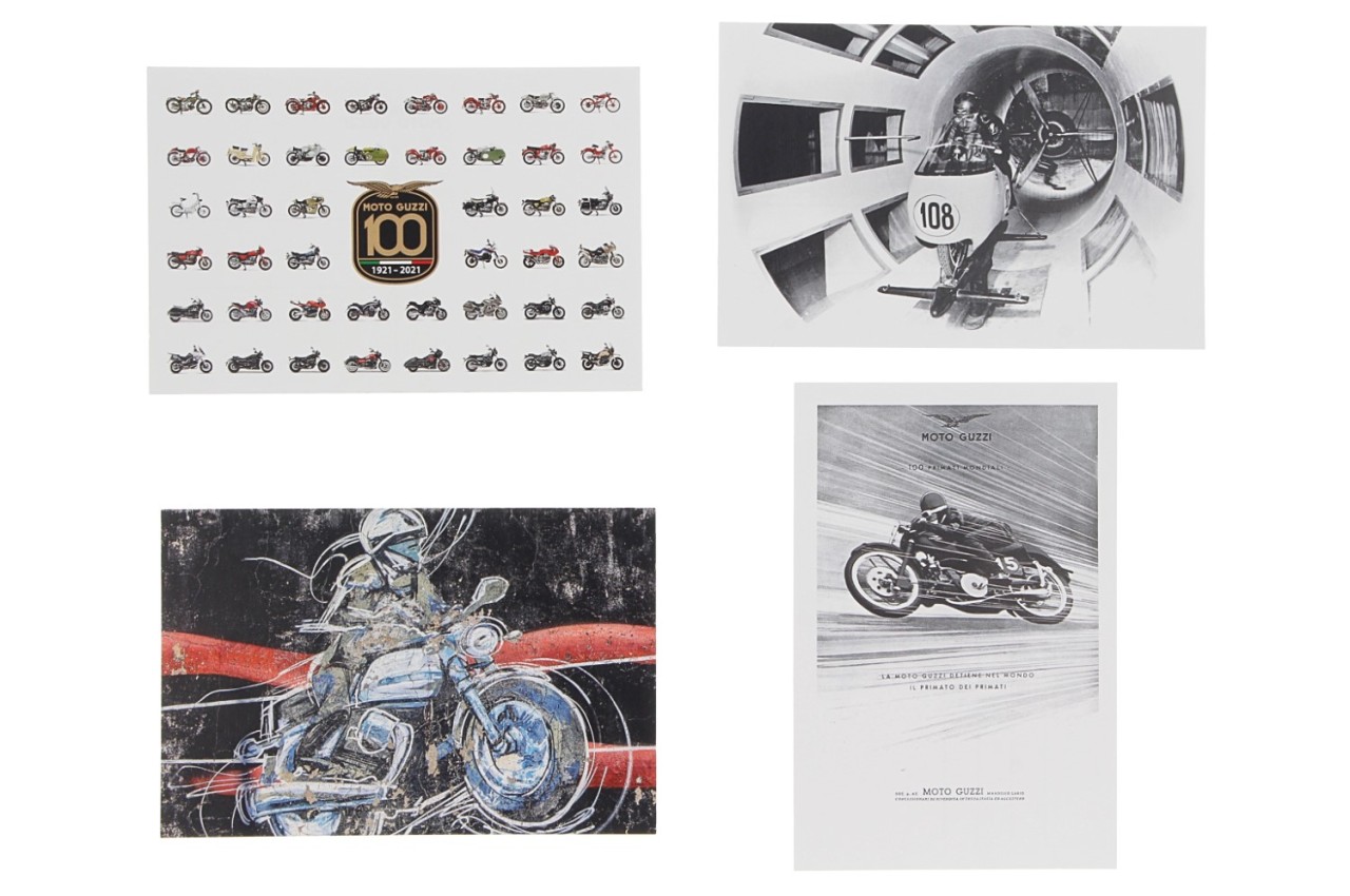 Moto Guzzi Postal Centenario (4 piezas)