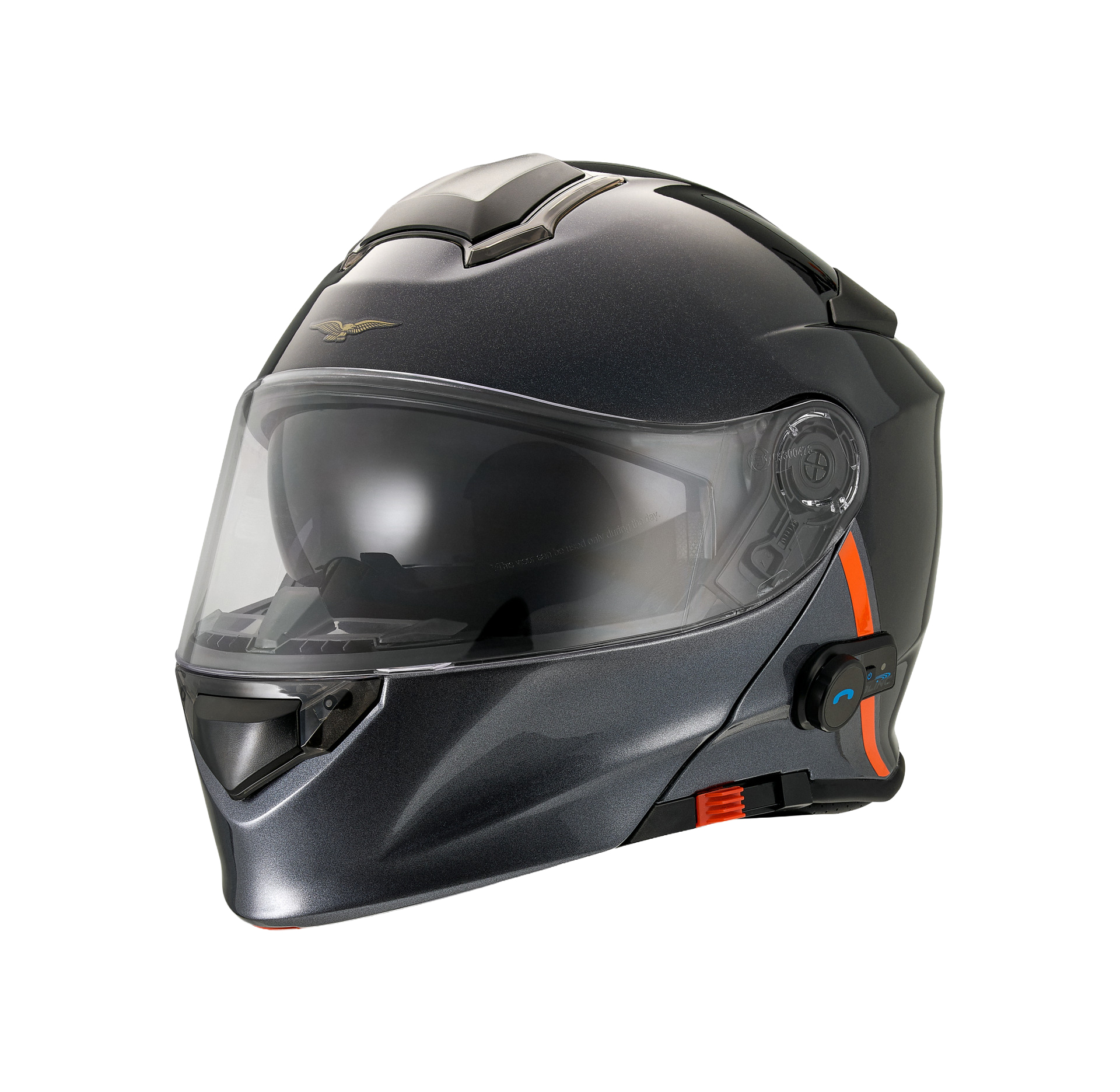 Casco Moto Guzzi "Modular BT" negro con Bluetooth