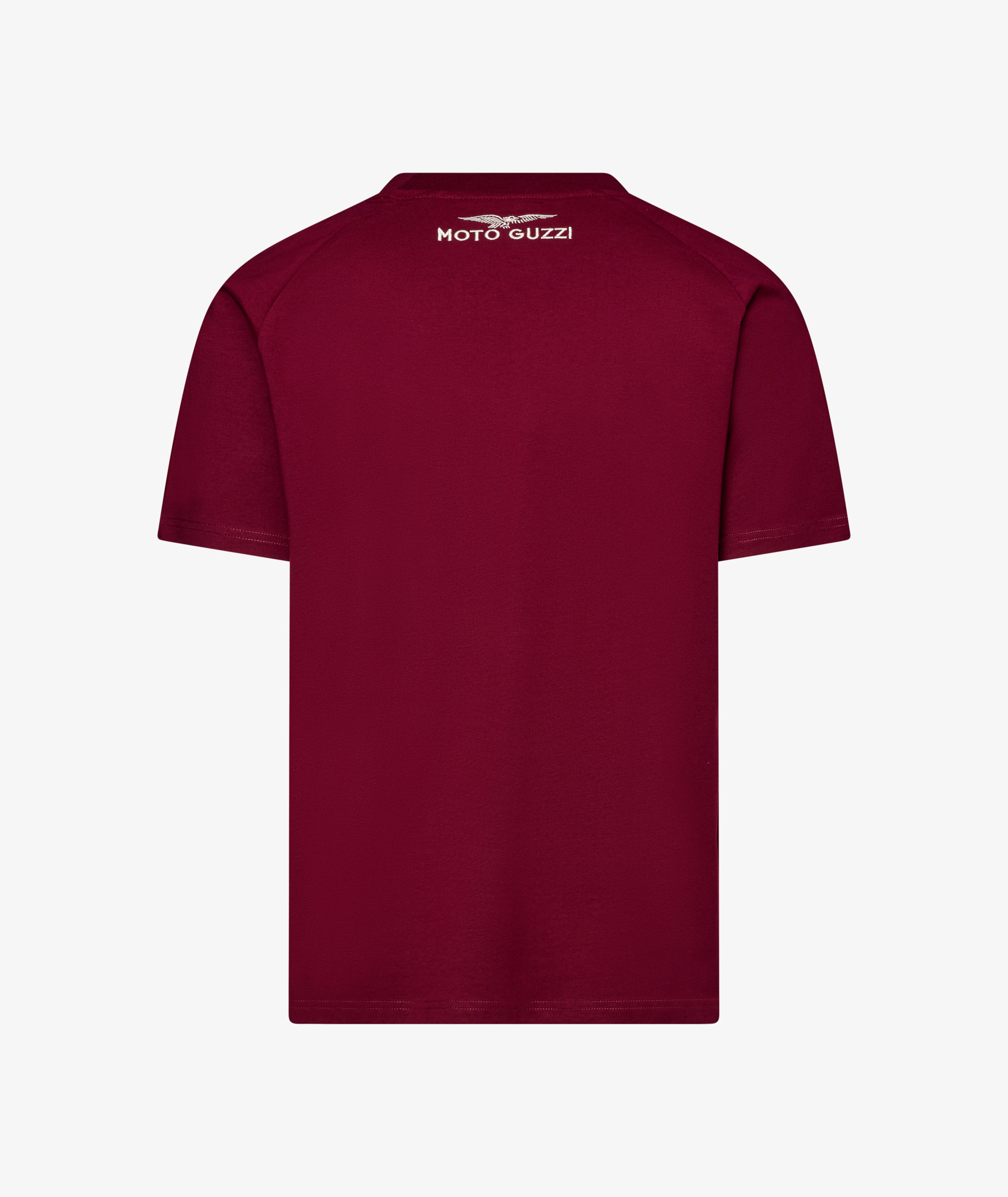 Camiseta Moto Guzzi hombre "Heritage" rojo burdeos