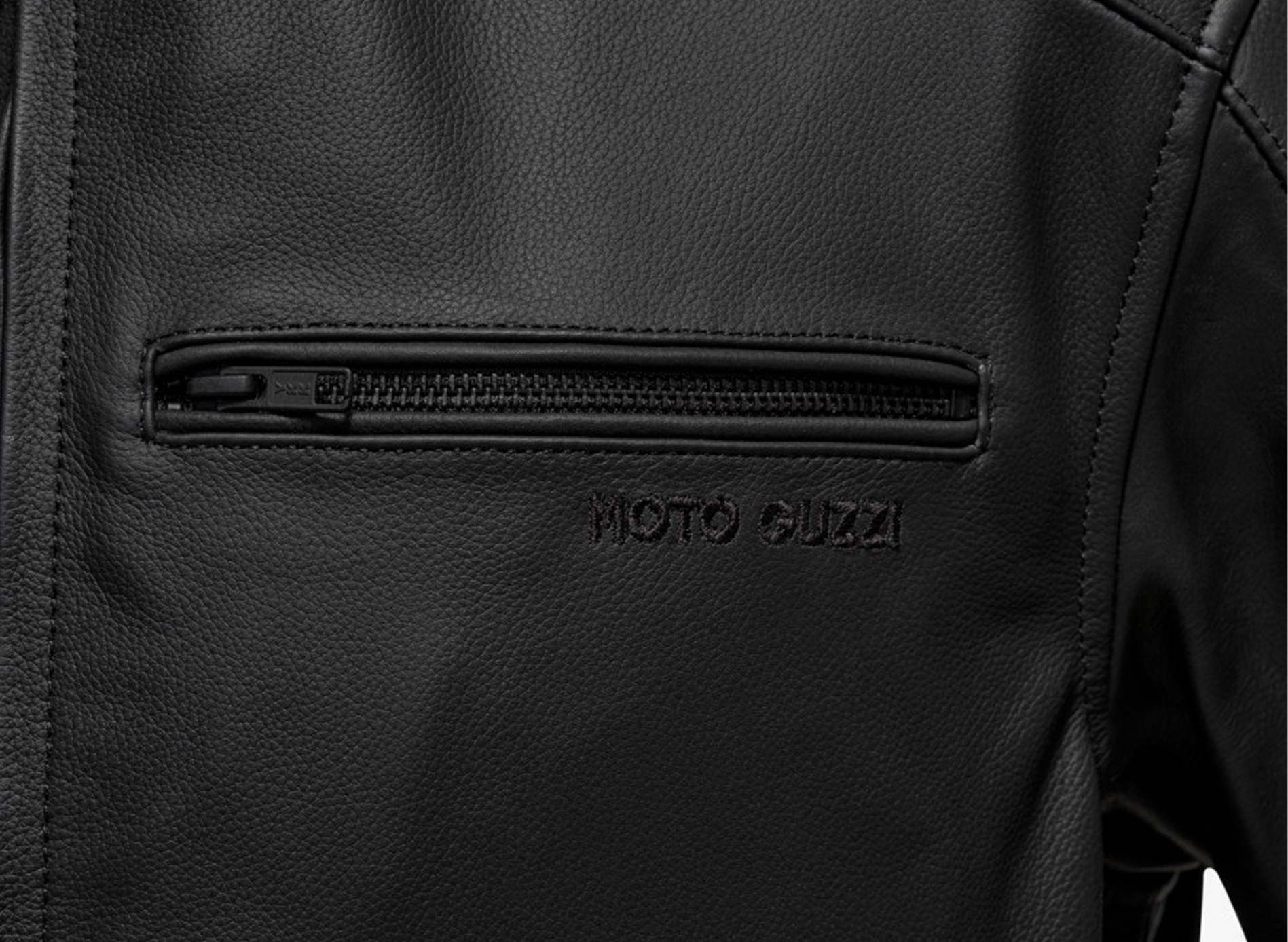 Chaqueta de cuero «Contrail» de Moto Guzzi