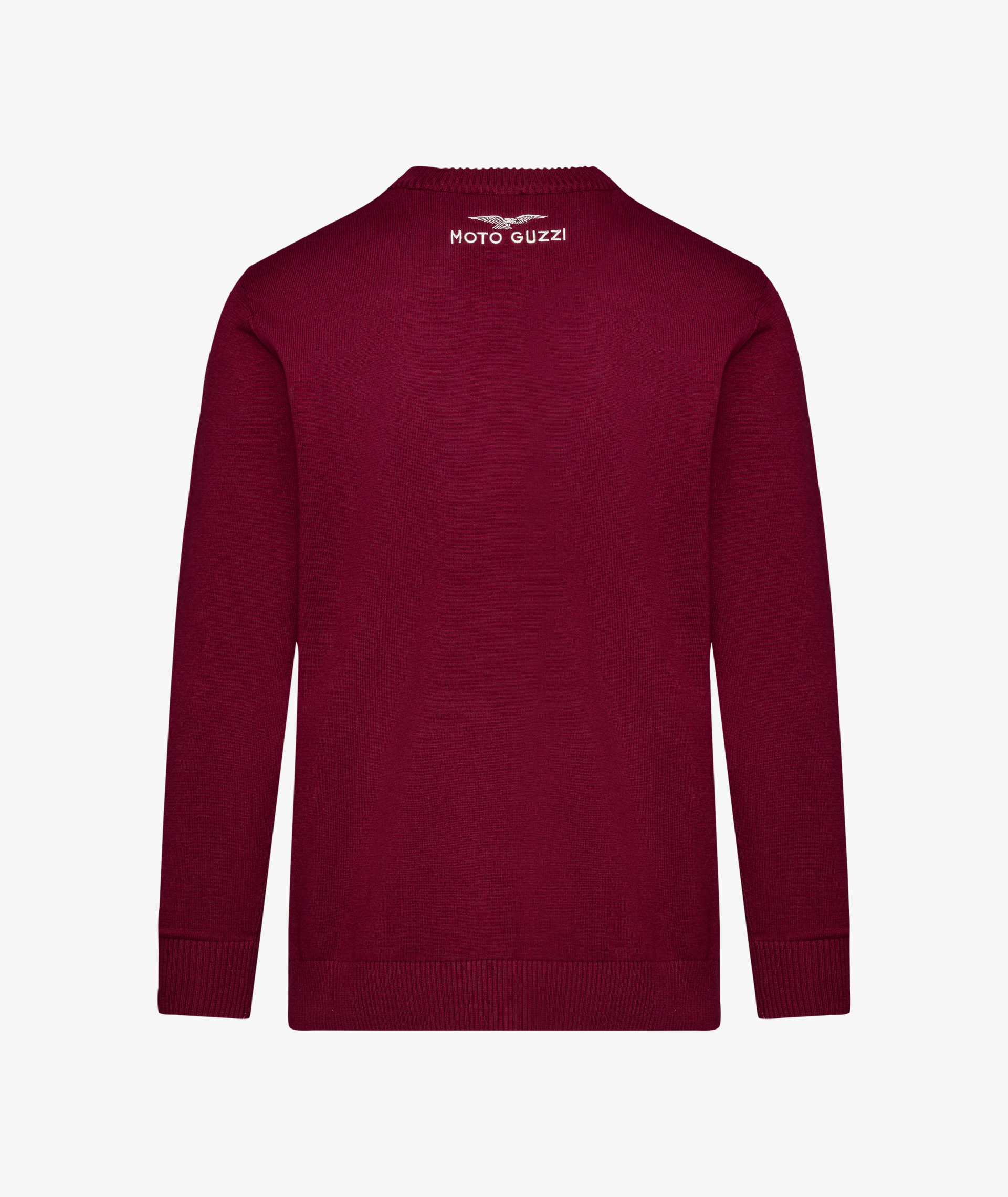 Moto Guzzi jersey de hombre "Heritage" rojo burdeos