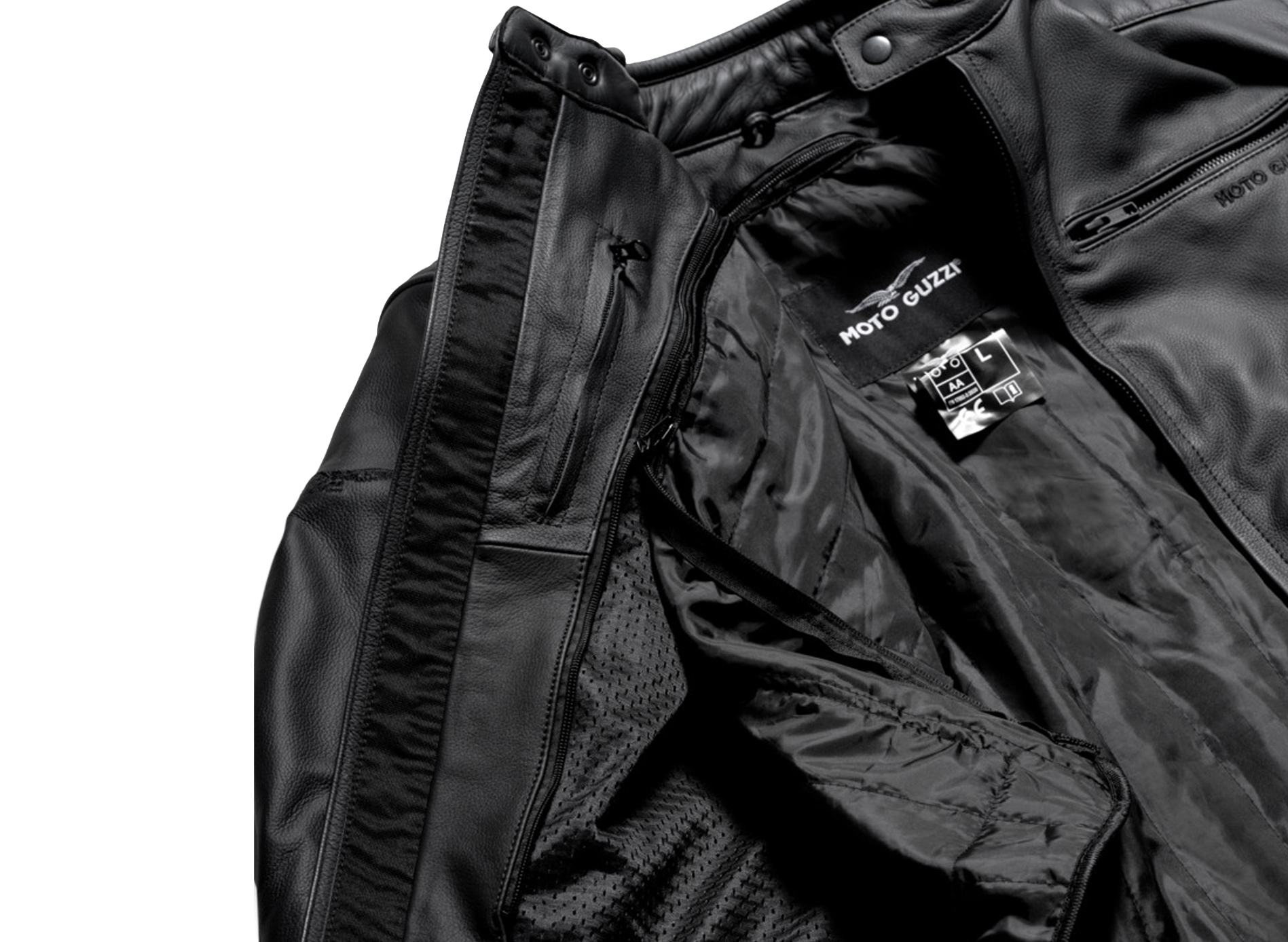 Chaqueta de cuero «Contrail» de Moto Guzzi