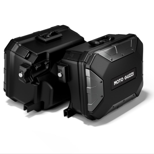 Maletas laterales de aluminio (juego) "URBAN" para Moto Guzzi V85 TT 2024 -