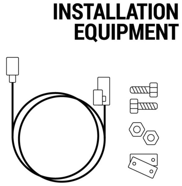 Kit de montaje - Faro LED para Moto Guzzi V85 (V85, Strada, Travel) 2024-