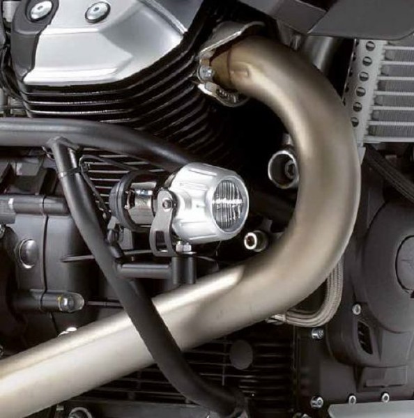 Barra proteccion motor negra Stelvio 1200 original Moto Guzzi