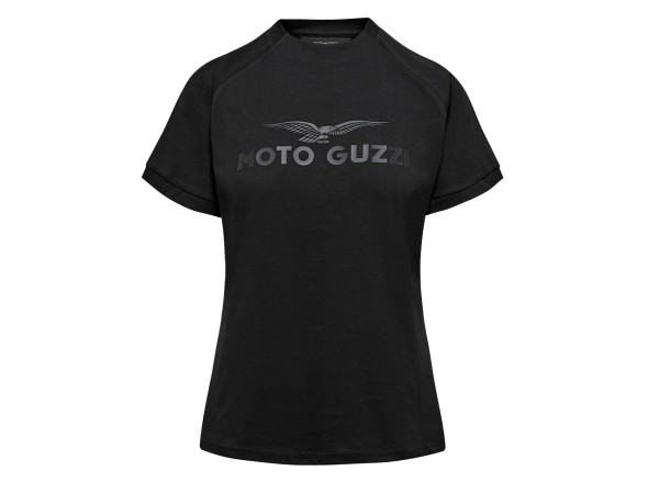 Camiseta de mujer "Moto Guzzi Essential" negra