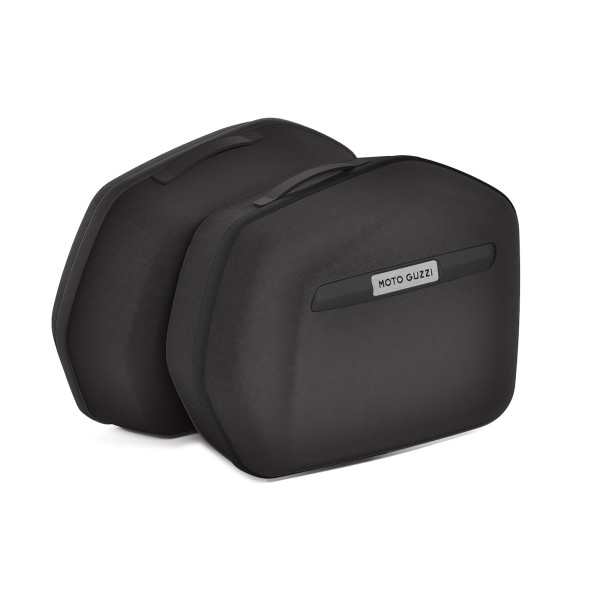 Juego de maletas laterales negras para Moto Guzzi V7 850 Stone /Special /Sport (25-)