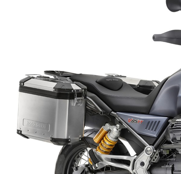 Juego de maletas de aluminio originales Moto Guzzi V85 TT