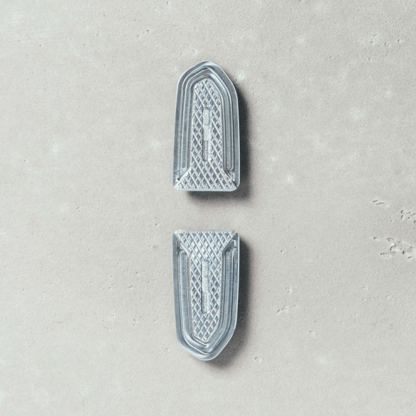 Funda reposapiés, aluminio, pasajero para Moto Guzzi V7 III/ V9 Roamer / Bobber