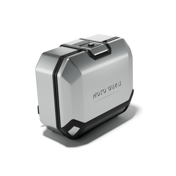 Maleta lateral izquierda de aluminio para Moto Guzzi V85 TT (24-)